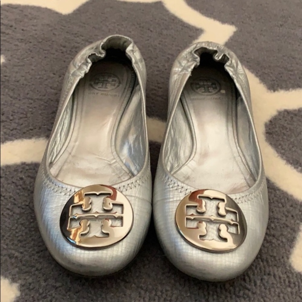 Tory Burch Ballet Metallic Shoes